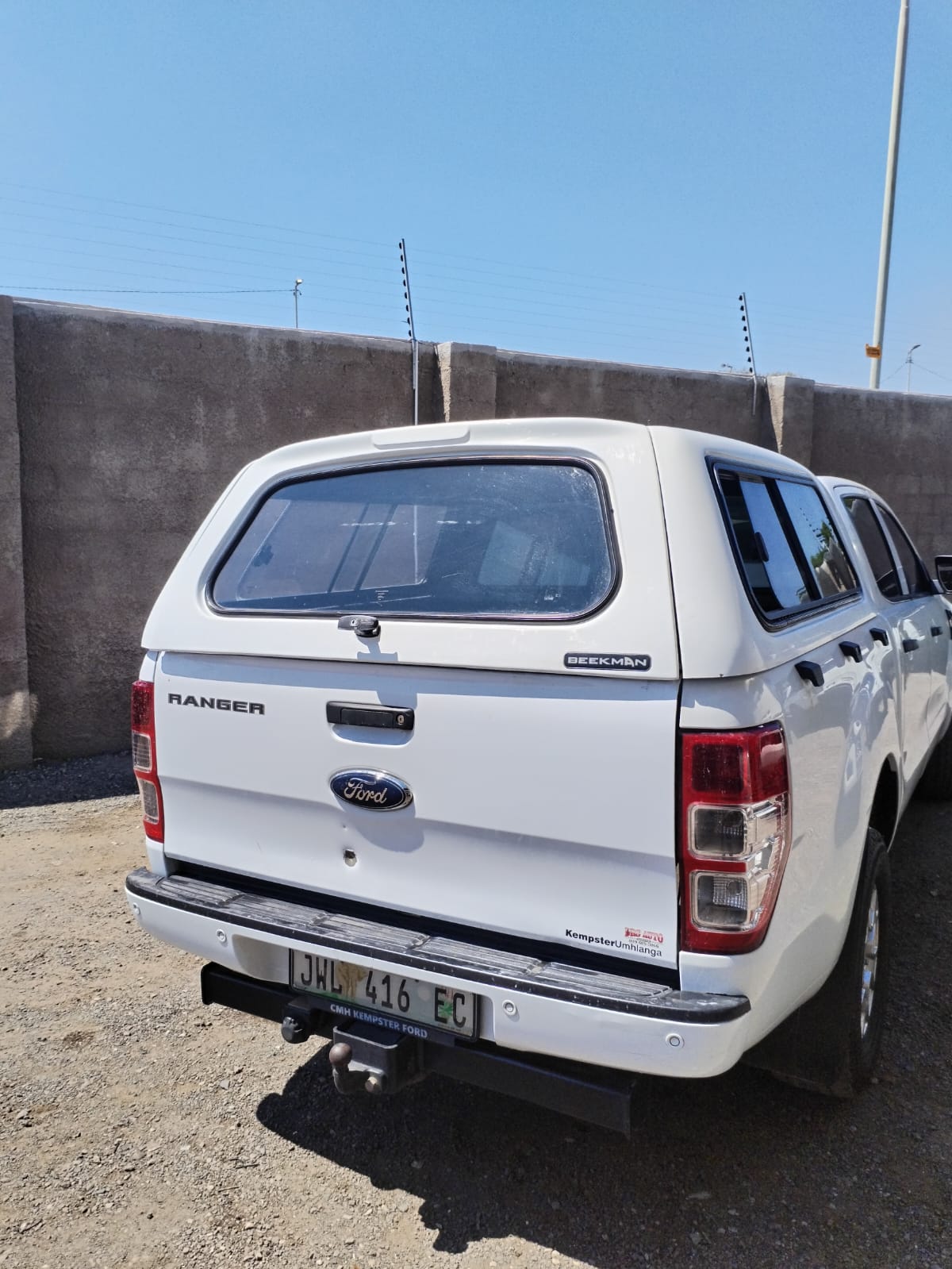 FORD RANGER T7 DOUBLE CAB BEEKMAN CANOPY